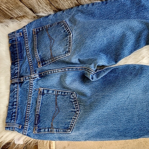 Jordache vintage 90s boot cut  high waist jeans women's size 7/8 Blue - Picture 2 of 14